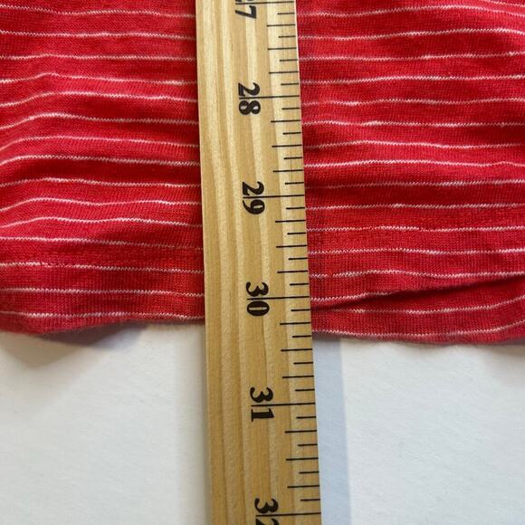 Eileen Fisher 100% organic linen striped pullover tunic top size L - Picture 8 of 8